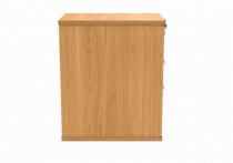 Desk Height Pedestal | 730h x 400w x 600d mm | 3 Drawers | Norweigan Beech | Everyday VALUE