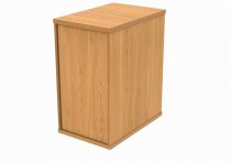 Desk Height Pedestal | 730h x 400w x 600d mm | 3 Drawers | Norweigan Beech | Everyday VALUE