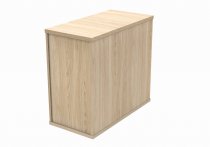 Desk Height Pedestal | 730h x 400w x 800d mm | 3 Drawers | Canadian Oak | Everyday VALUE