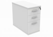 Desk Height Pedestal | 730h x 400w x 800d mm | 3 Drawers | Arctic White | Everyday VALUE