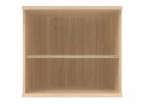 Office Bookcase | 730h x 800w x 400d mm | 1 Shelf | Canadian Oak | Everyday VALUE