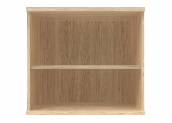 Office Bookcase | 730h x 800w x 400d mm | 1 Shelf | Canadian Oak | Everyday VALUE