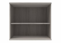 Office Bookcase | 730h x 800w x 400d mm | 1 Shelf | Alaskan Grey Oak | Everyday VALUE