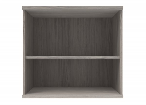 Office Bookcase | 730h x 800w x 400d mm | 1 Shelf | Alaskan Grey Oak | Everyday VALUE