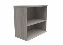 Office Bookcase | 730h x 800w x 400d mm | 1 Shelf | Alaskan Grey Oak | Everyday VALUE