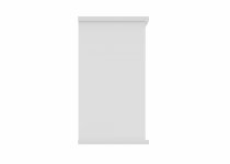 Office Bookcase | 730h x 800w x 400d mm | 1 Shelf | Arctic White | Everyday VALUE