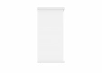 Office Bookcase | 816h x 800w x 400d mm | 1 Shelf | Arctic White | Everyday VALUE