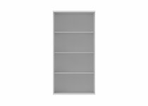 Office Bookcase | 1592h x 800w x 400d mm | 3 Shelves | Arctic White | Everyday VALUE