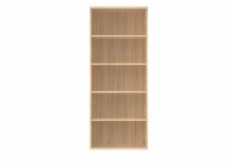 Office Bookcase | 1980h x 800w x 400d mm | 4 Shelves | Canadian Oak | Everyday VALUE