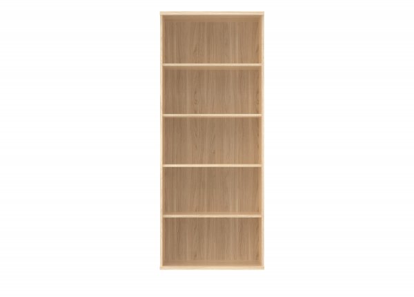 Office Bookcase | 1980h x 800w x 400d mm | 4 Shelves | Canadian Oak | Everyday VALUE