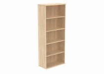 Office Bookcase | 1980h x 800w x 400d mm | 4 Shelves | Canadian Oak | Everyday VALUE