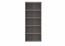 Office Bookcase | 1980h x 800w x 400d mm | 4 Shelves | Alaskan Grey Oak | Everyday VALUE