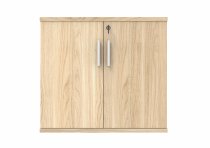 Office Cupboard | 730h x 800w x 400d mm | 1 Shelf | Canadian Oak | Everyday VALUE