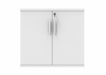 Office Cupboard | 730h x 800w x 400d mm | 1 Shelf | Arctic White | Everyday VALUE