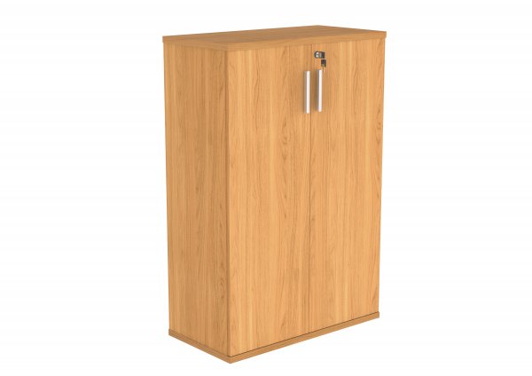 Office Cupboard | 1204h x 800w x 400d mm | 3 Shelves | Norweigan Beech | Everyday VALUE