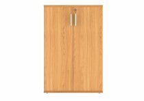 Office Cupboard | 1204h x 800w x 400d mm | 3 Shelves | Norweigan Beech | Everyday VALUE