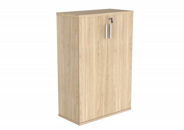 Office Cupboard | 1204h x 800w x 400d mm | 3 Shelves | Canadian Oak | Everyday VALUE