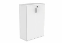 Office Cupboard | 1204h x 800w x 400d mm | 3 Shelves | Arctic White | Everyday VALUE