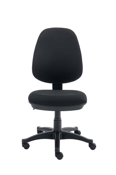 Office Task Chair | No Arms | Black | Versi