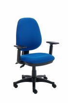 Office Task Chair | Adjustable Arms | Royal Blue | Versi