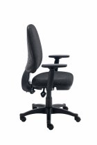 Office Task Chair | Adjustable Arms | Charcoal | Versi