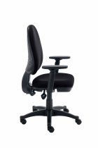 Office Task Chair | Adjustable Arms | Black | Versi