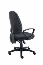 Office Task Chair | Fixed Arms | Charcoal | Versi