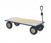 General Purpose Truck | Plywood Deck | 1500w x 750d mm | Puncture Proof Wheels | Max Load 400kg | Apollo