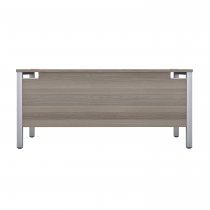 Everyday Goal Post Desk | Rectangular | 1200 x 800mm | Grey Oak | Silver Frame