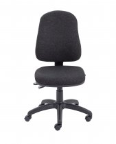 High Back Deluxe Chair | Charcoal | No Arms | Calypso II