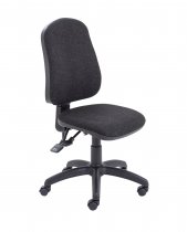 High Back Deluxe Chair | Charcoal | No Arms | Calypso II