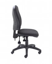 High Back Deluxe Chair | Charcoal | No Arms | Calypso II