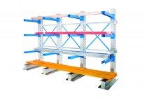 Cantilever Racking | Single Sided Starter Bay | 2432h x 1000w | 600mm Arms | Max Load 4400kg