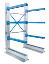 Cantilever Racking | Single Sided Starter Bay | 2432h x 1500w | 800mm Arms | Max Load 3800kg