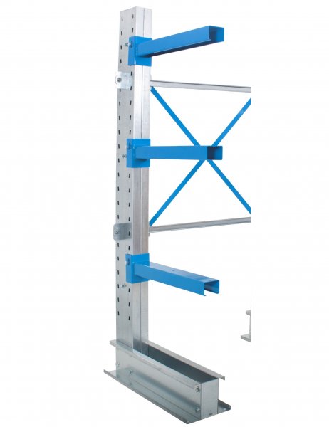 Cantilever Racking | Single Sided Extension Bay | 1976h x 1000w | 800mm Arms | Max Load 1900kg