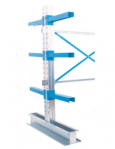 Cantilever Racking | Double Sided Extension Bay | 2964h x 1500w | 1000mm Arms | Max Load 2200kg