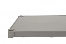 Hygienic Shelving | 1625h x 1520w x 610d mm | 4 Solid Shelves | 360kg Max Weight per Shelf | Eclipse® Plastic Plus