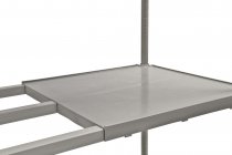 Hygienic Shelving | 1820h x 1220w x 610d mm | 4 Solid Shelves | 360kg Max Weight per Shelf | Eclipse® Plastic Plus