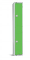 Standard Locker | 2 Doors | 1800 x 450 x 450mm | Green