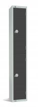 Standard Locker | 2 Doors | 1800 x 450 x 450mm | Dark Grey