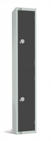 Standard Locker | 2 Doors | 1800 x 450 x 450mm | Dark Grey