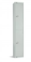 Standard Locker | 2 Doors | 1800 x 300 x 450mm | Mid Grey