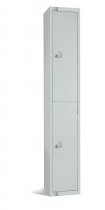 Standard Locker | 2 Doors | 1800 x 450 x 450mm | Mid Grey